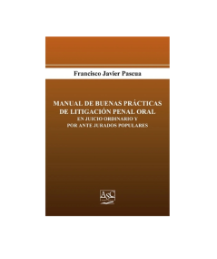 MANUAL DE BUENAS PRÁCTICAS DE LITIGACIÓN PENAL ORAL