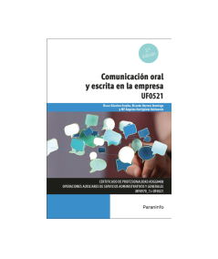COMUNICACIÓN ORAL Y ESCRITA EN LA EMPRESA - MICROSOFT OFFICE 2016
