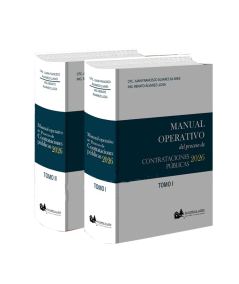 MANUAL OPERATIVO DEL PROCESO DE CONTRATACIONES PÚBLICAS 2 TOMOS