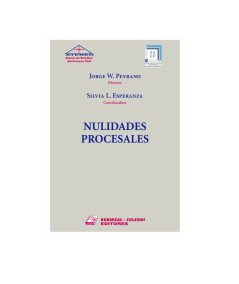 NULIDADES PROCESALES