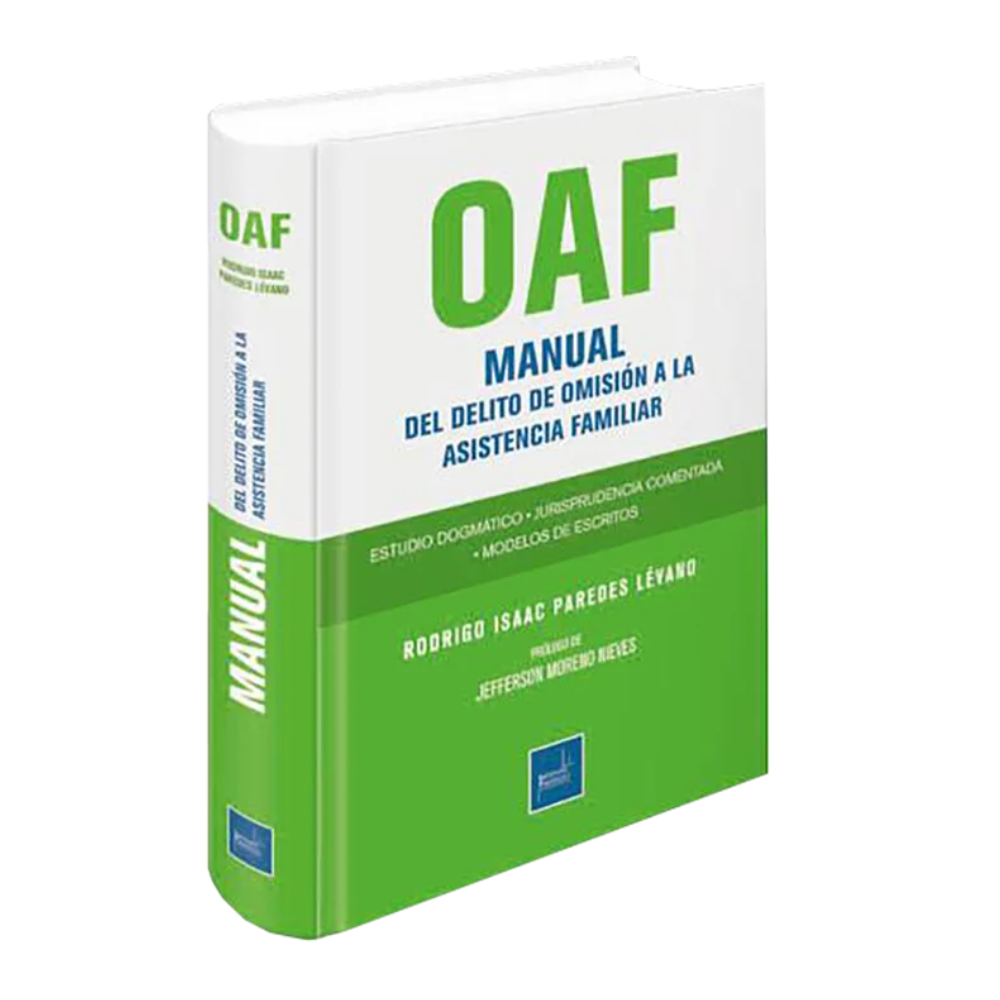 OAF MANUAL DE DELITOS DE OMISIÓN A LA ASISTENCIA FAMILIAR