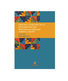 ORIGEN Y FUNCIÓN DE LA ARGUMENTACIÓN
