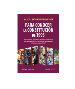 PARA CONOCER LA CONSTITUCIÓN DE 1993