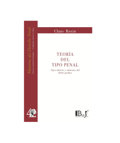 TEORÍA DEL TIPO PENAL