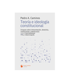 TEORÍA E IDEOLOGÍA CONSTITUCIONAL