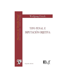 TIPO PENAL E IMPUTACIÓN OBJETIVA