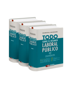 TODO SOBRE EL RÉGIMEN LABORAL PÚBLICO. 3 Tomos