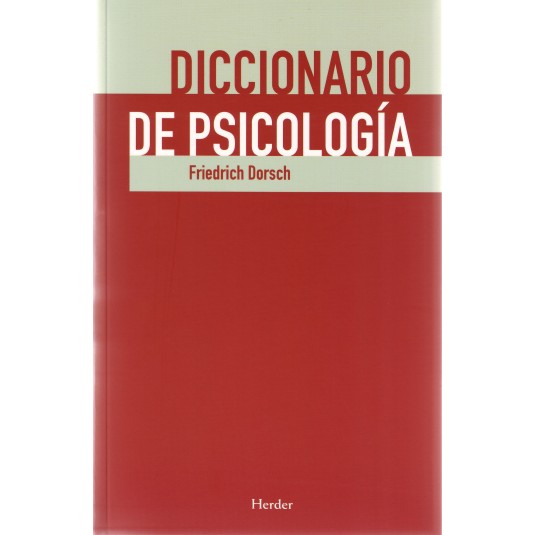 DICCIONARIO DE PSICOLOGÍA