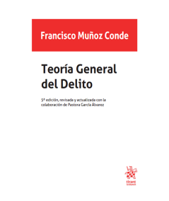 TEORÍA GENERAL DEL DELITO