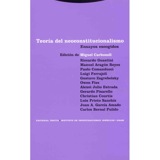 TEORÍA DEL NEOCONSTITUCINALISMO