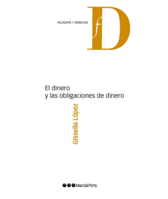 EL DINERO Y LAS OBLIGACIONES DE DINERO
