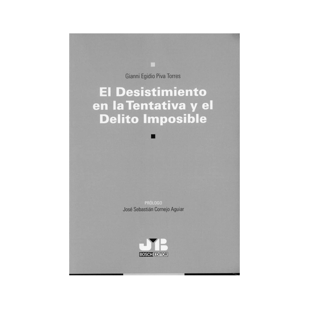 EL DESISTIMIENTO EN LA TENTATIVA Y EL DELITO IMPOSIBLE
