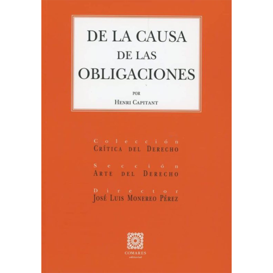 DE LA CAUSA DE LAS OBLIGACIONES