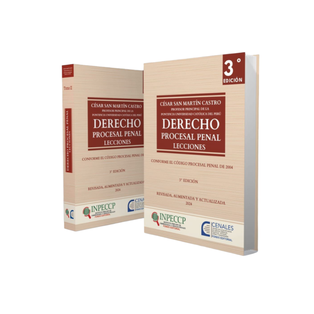 DERECHO PROCESAL PENAL LECCIONES 2 TOMOS