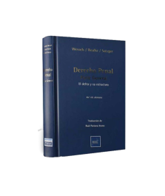 DERECHO PENAL. PARTE GENERAL