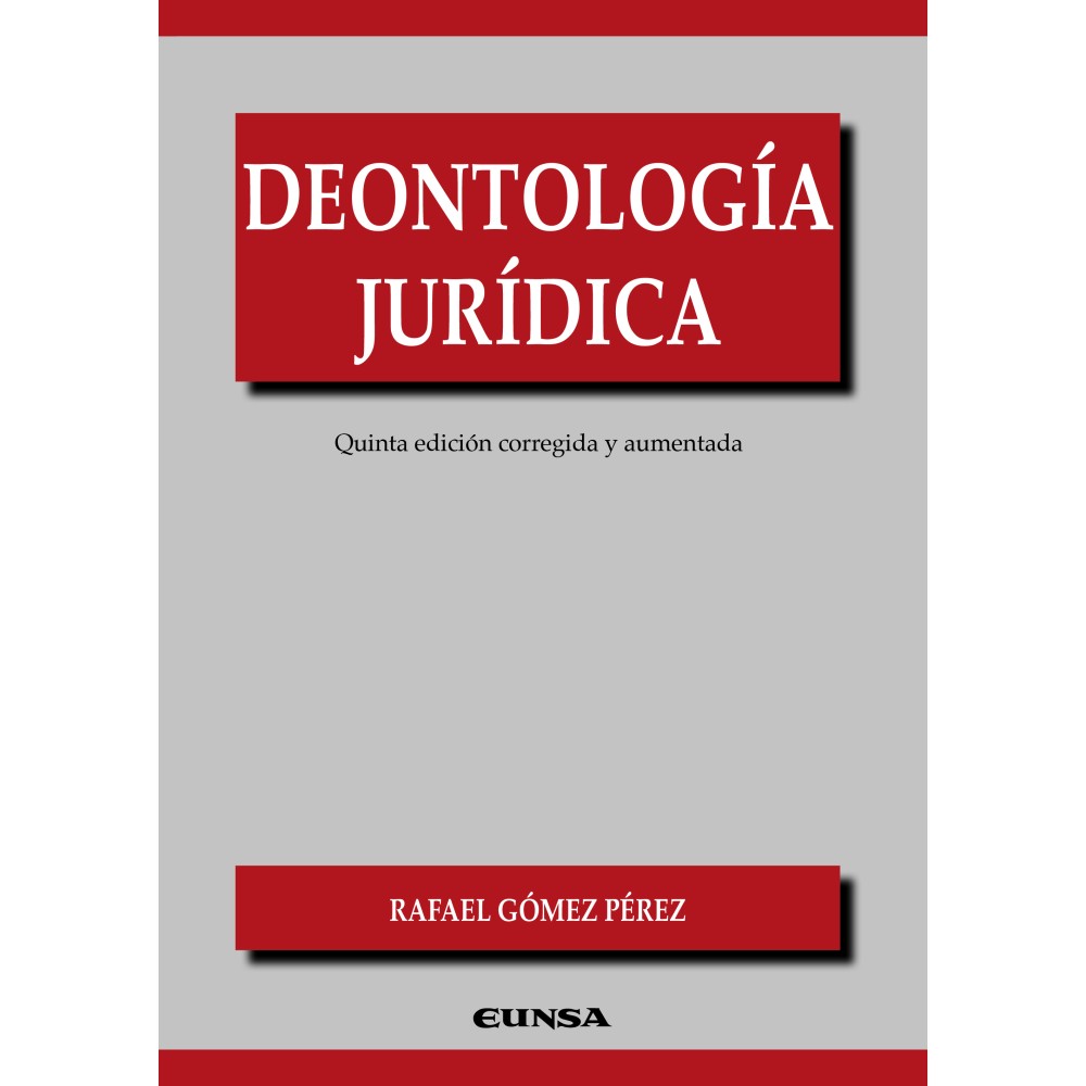 DEONTOLOGÍA JURÍDICA