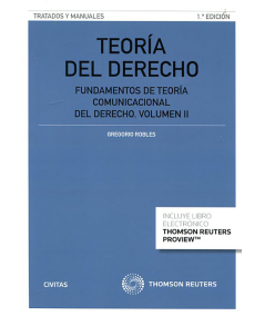 TEORÍA DEL DERECHO. VOLÚMEN II
