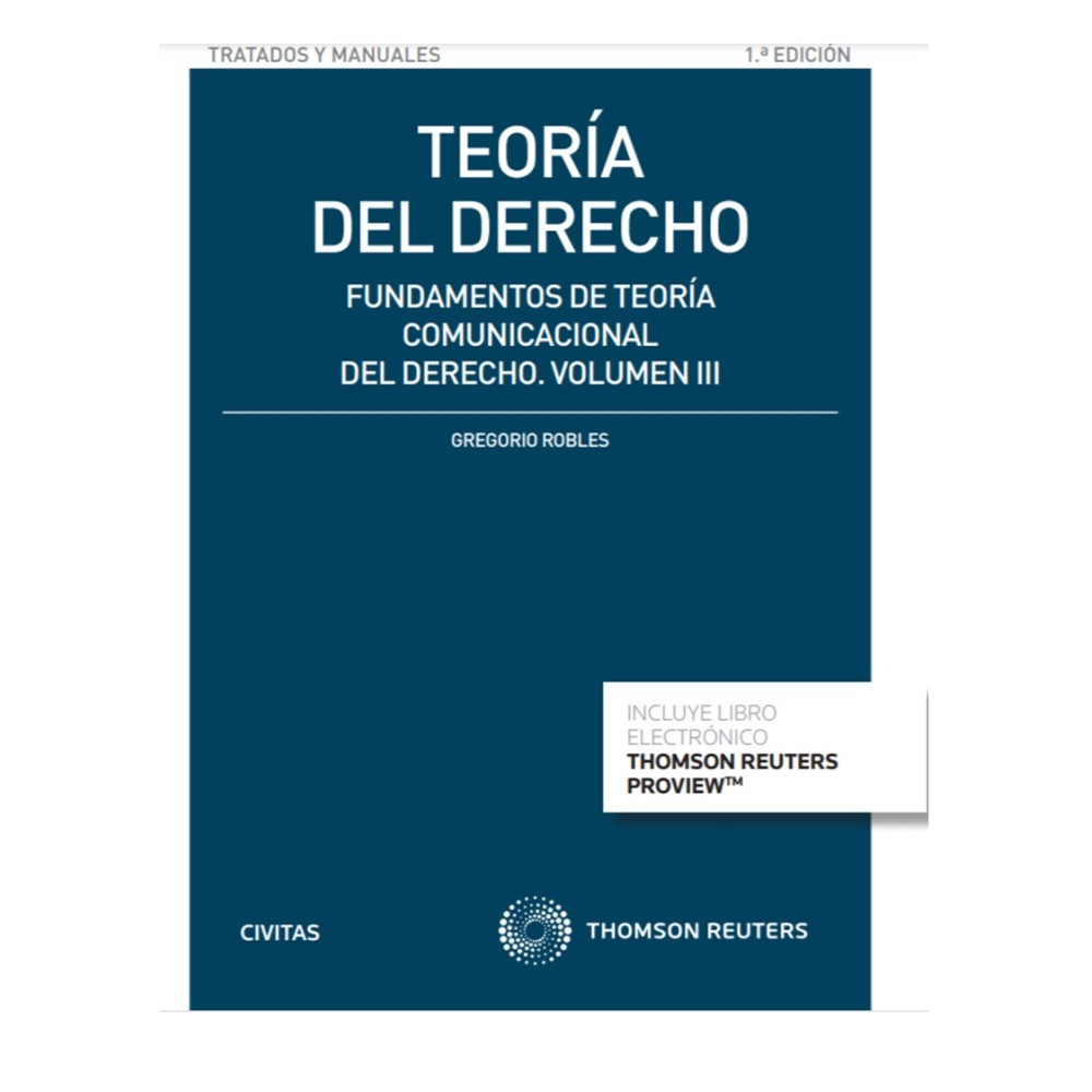 TEORÍA DEL DERECHO. VOLUMEN III