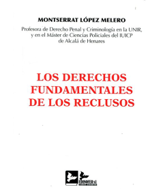 LOS DERECHOS FUNDAMENTALES DE LOS RECLUSOS